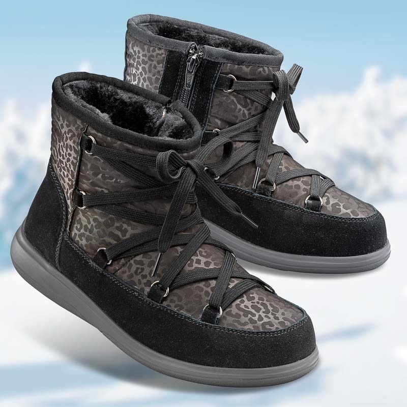 Chaussures de confort Helvesko modele Mera noir Offres de derniere minute FEMME Newsletter