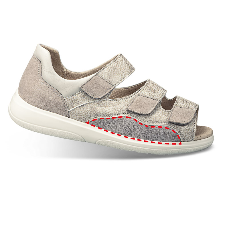 Chaussure confort Helvesko : NEDRA, gris Image 4