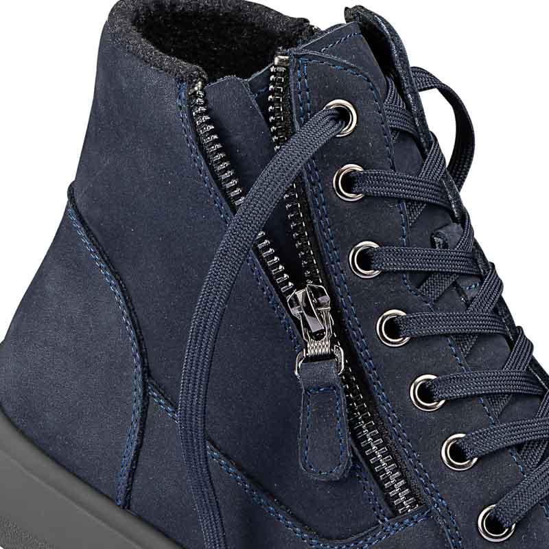 Chaussures de confort Helvesko : modle Lavine Tex, bleu Image 3