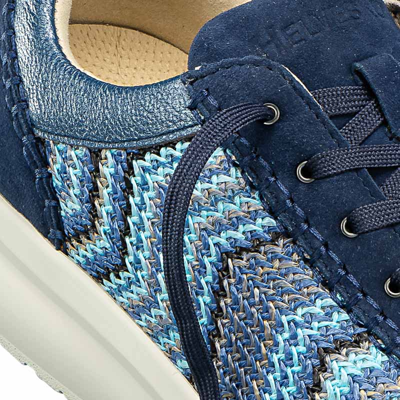 Chaussures de confort Helvesko : modle Eliza, bleu Image 3