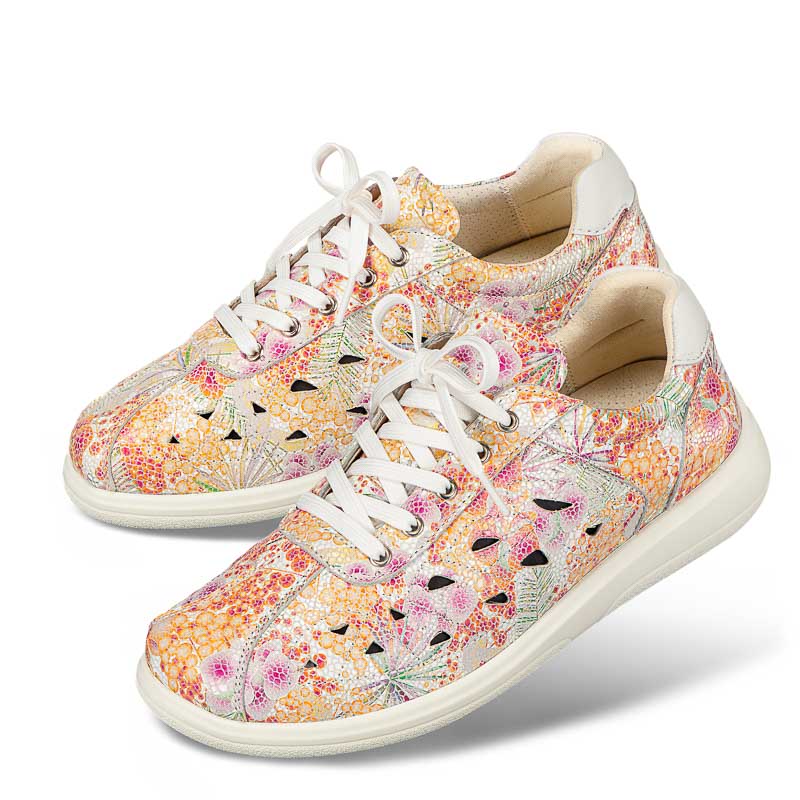 Chaussures de confort Helvesko : modle Fana, blanc multi