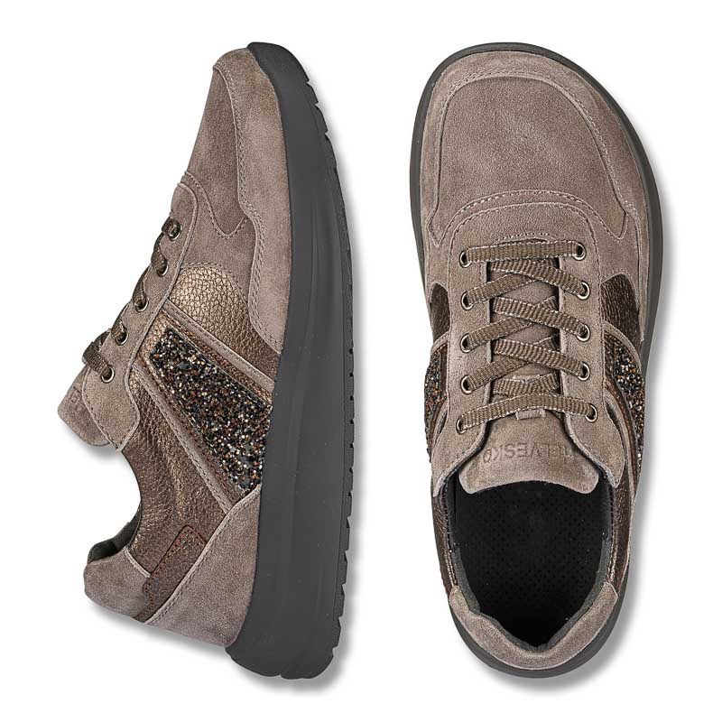Chaussures de confort Helvesko : modle Frenka, taupe Image 2