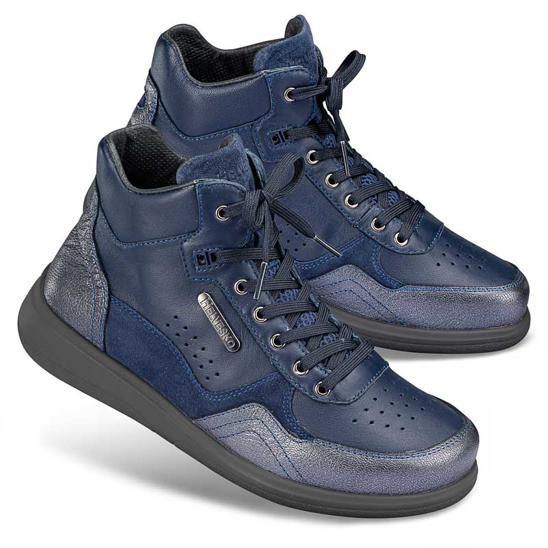 Chaussures de confort Helvesko : modle Klassa, bleu