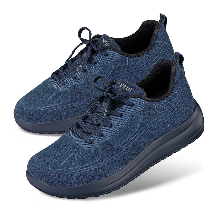 Chaussures de confort Helvesko : modle Lalita, bleu