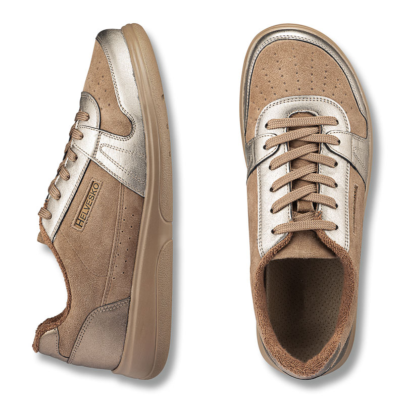 Chaussures de confort Helvesko : modle Jakina, marron Image 2