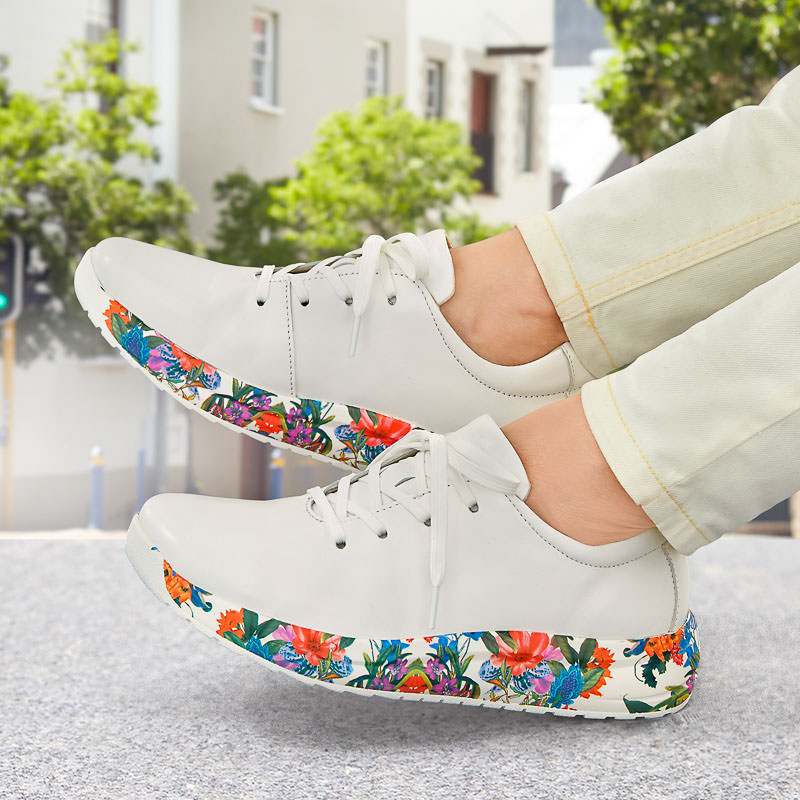 Chaussures de confort Helvesko : modle Hima, blanc Image 3