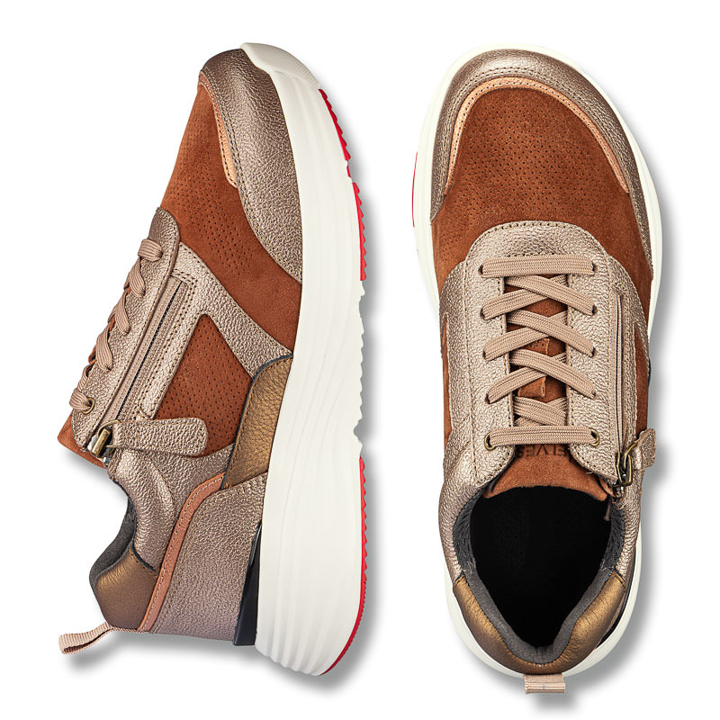 Chaussures de confort Helvesko : mod�le Glow, marron Image 2