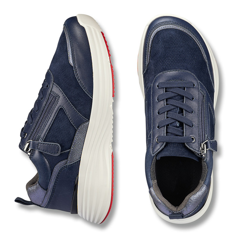 Chaussures de confort Helvesko : mod�le Glow, bleu Image 2