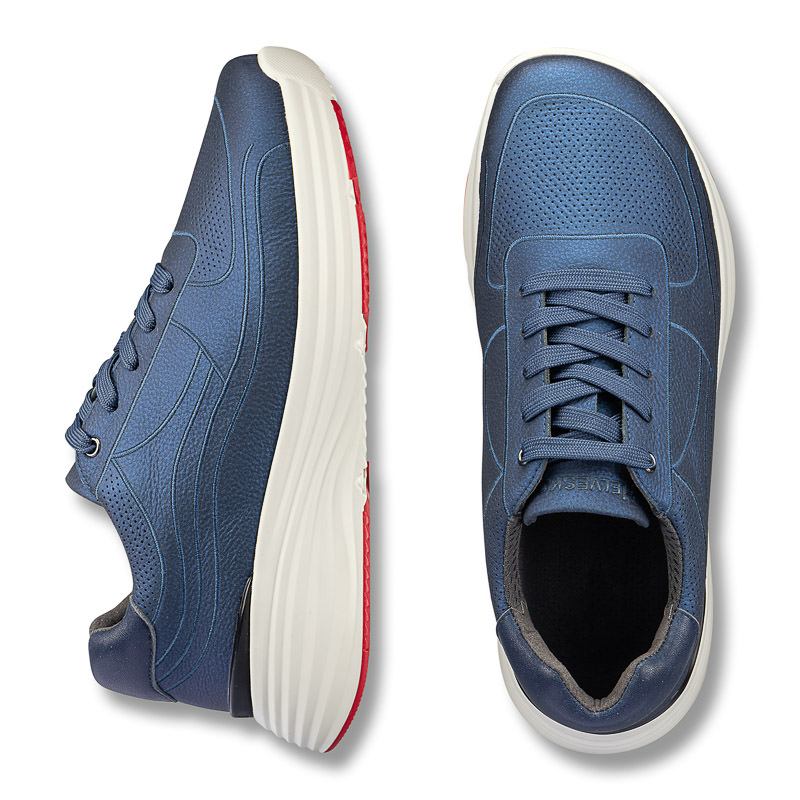 Chaussures de confort Helvesko : mod�le Rise, bleu Image 2