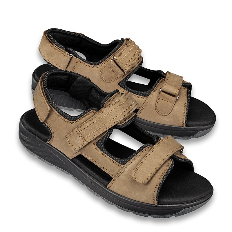 Chaussures de confort Helvesko : mod�le Samuel, marron