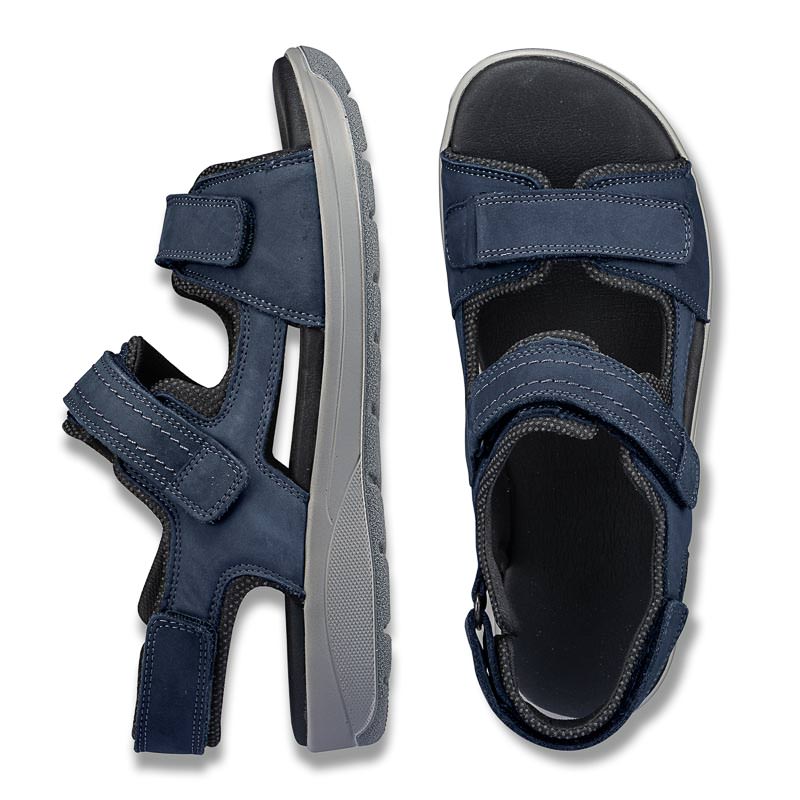 Chaussures de confort Helvesko : mod�le Samuel, bleu Image 2