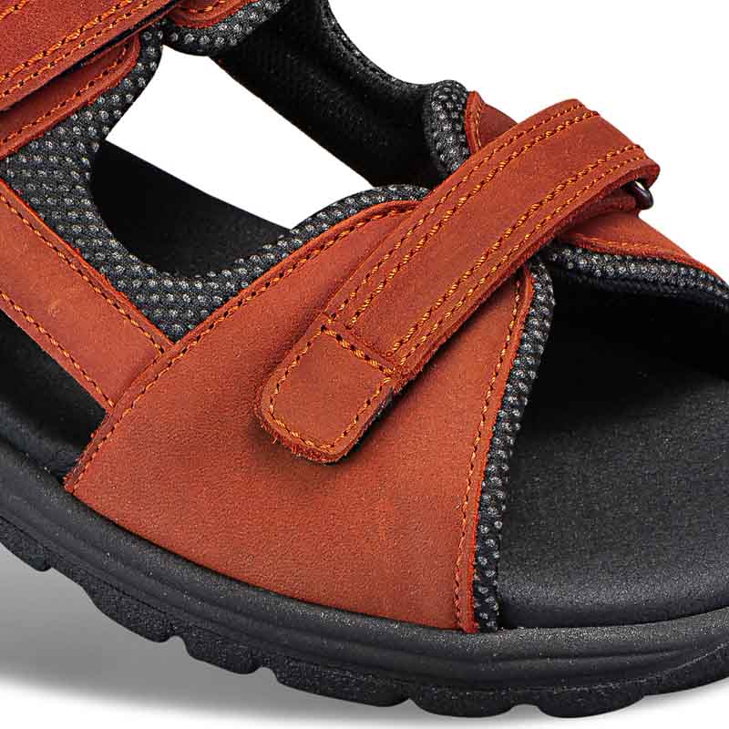 Chaussures de confort Helvesko : mod�le Sama, terre cuite Image 4