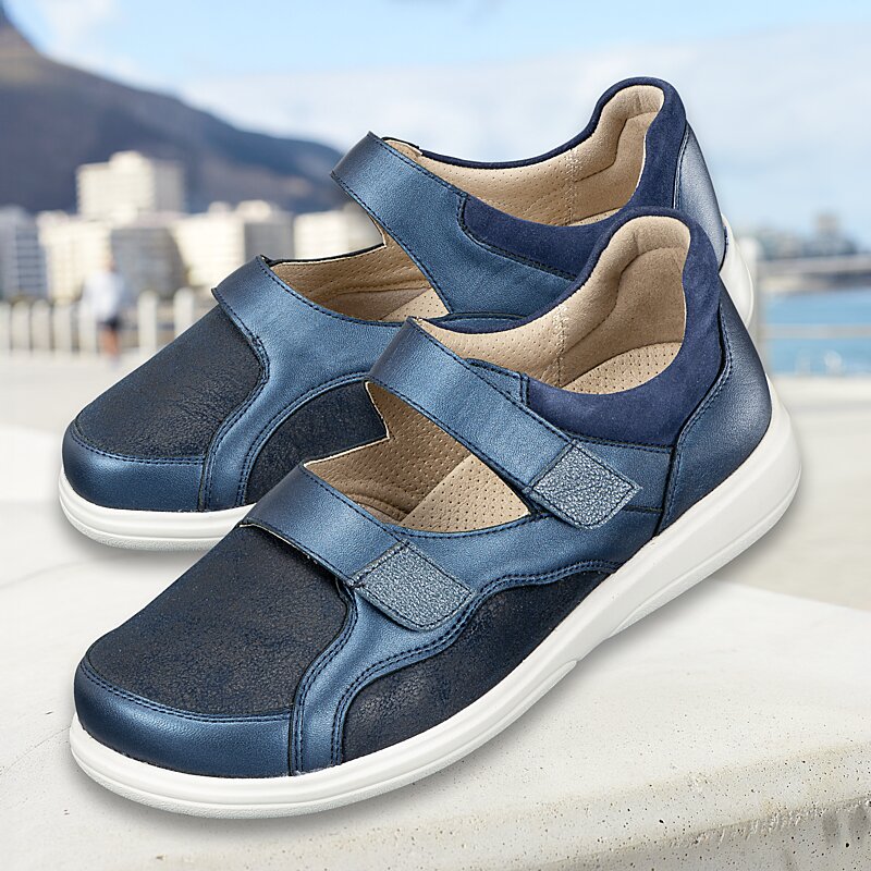 Chaussures de confort Helvesko : mod�le Comfort, bleu