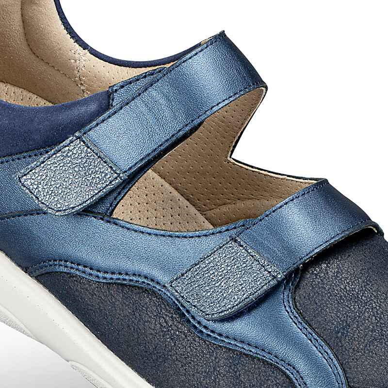 Chaussures de confort Helvesko : mod�le Comfort, bleu Image 3