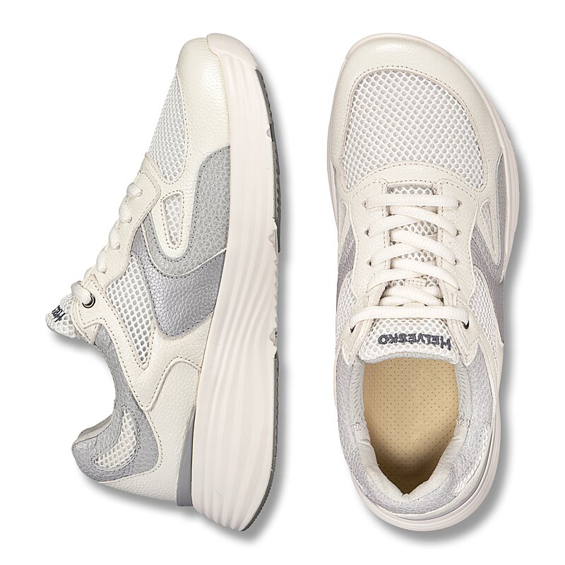 Chaussures de confort Helvesko : mod�le New Step, blanc/gris Image 2