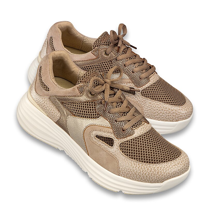 Chaussures de confort Helvesko : mod�le New Step, marron