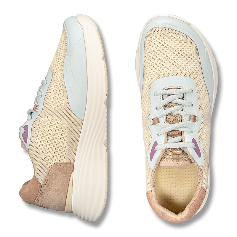 Chaussures de confort Helvesko : mod�le Soft Air, beige/bleu Image 2