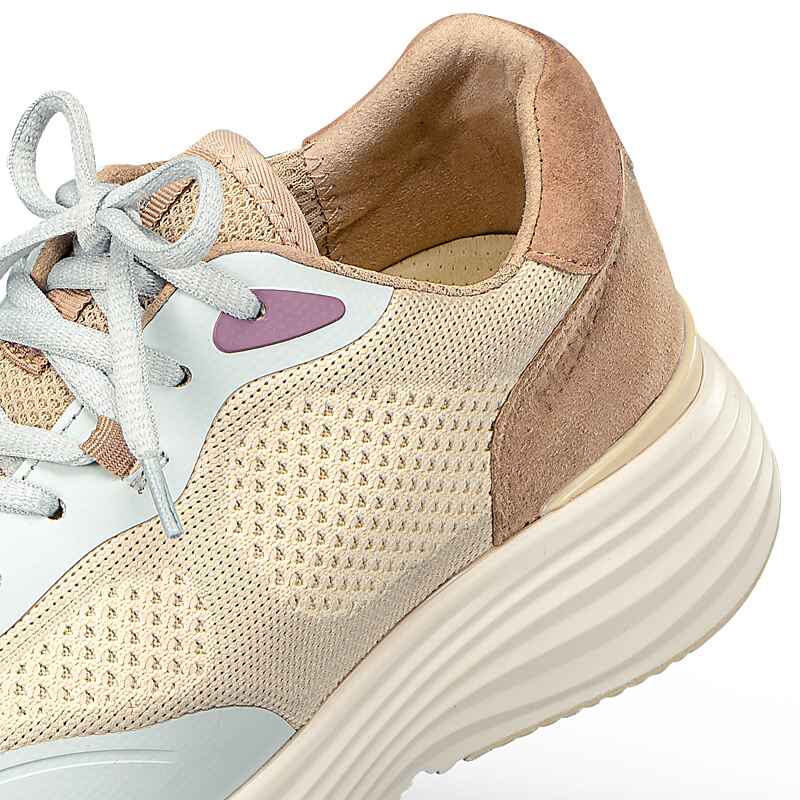 Chaussures de confort Helvesko : mod�le Soft Air, beige/bleu Image 3