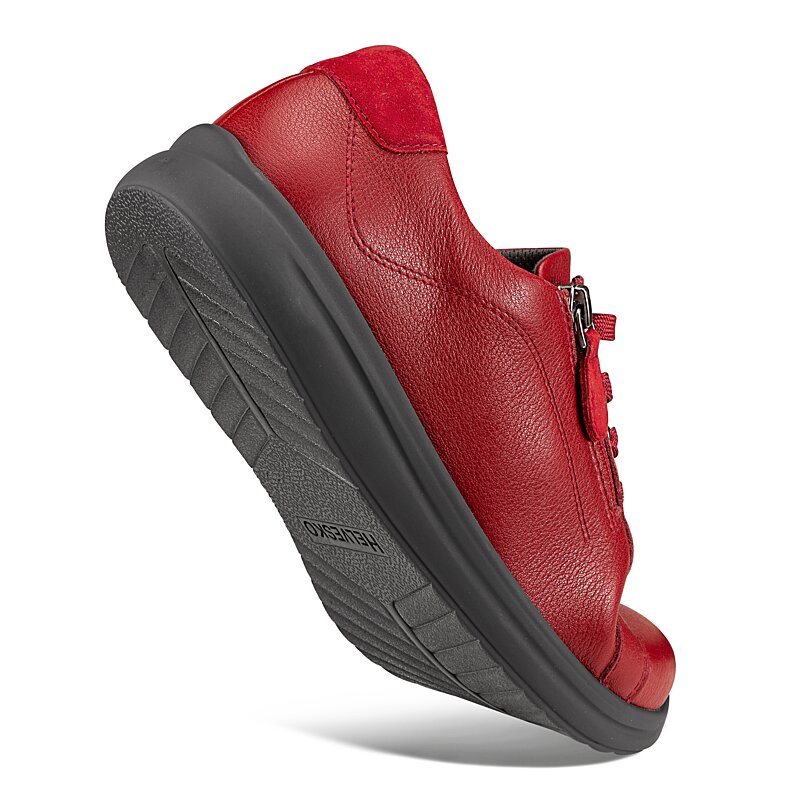 Chaussures de confort Helvesko : mod�le Sali, rouge Image 4