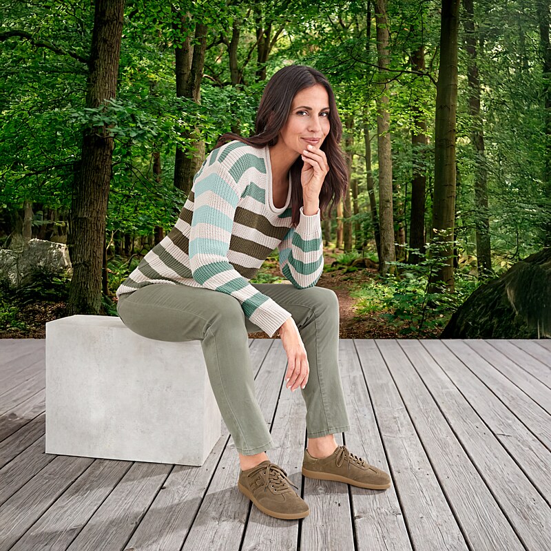 Chaussures de confort Helvesko : mod�le Luma, taupe Image 3