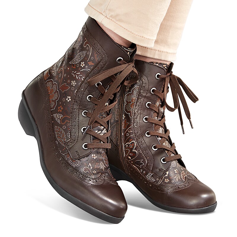 Chaussures de confort LadySko : mod�le Marel, marron Image 3