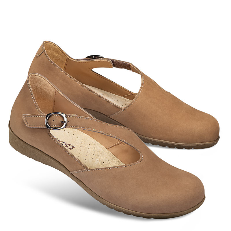 Chaussure confort Helvesko : PHILINE, marron