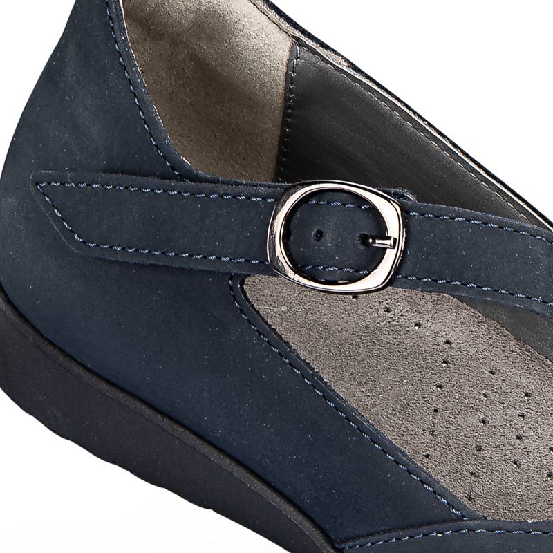Chaussures de confort Helvesko : modle Philine, bleu fonc Image 4