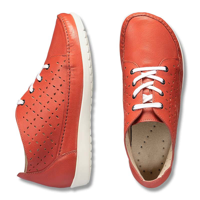 Chaussures de confort Helvesko : modle Arlette, corail Image 2