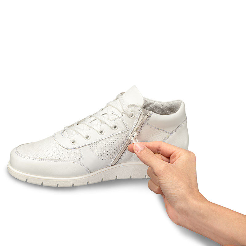 Chaussure confort Helvesko : ALPHA, blanc Image 3