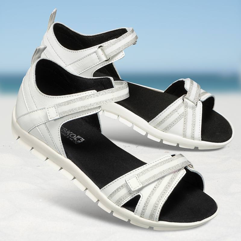 Chaussures de confort Helvesko : modèle Letta, blanc