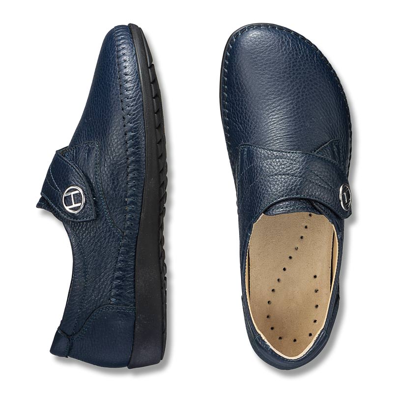 Chaussures de confort Helvesko : modle Jona, bleu fonc Image 2