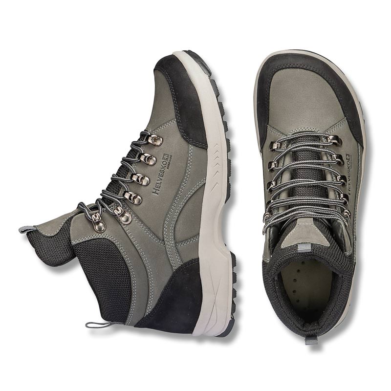 Chaussures de confort Helvesko : modle Kitz Tex, noir/gris Image 2