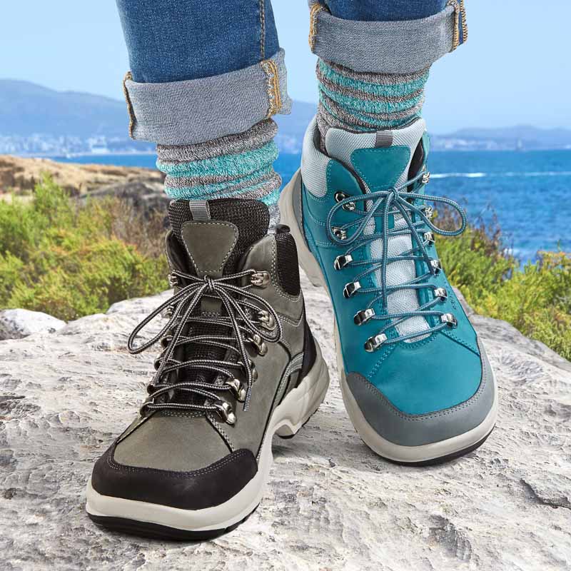 Chaussures de confort Helvesko : modle Kitz Tex, aqua Image 3