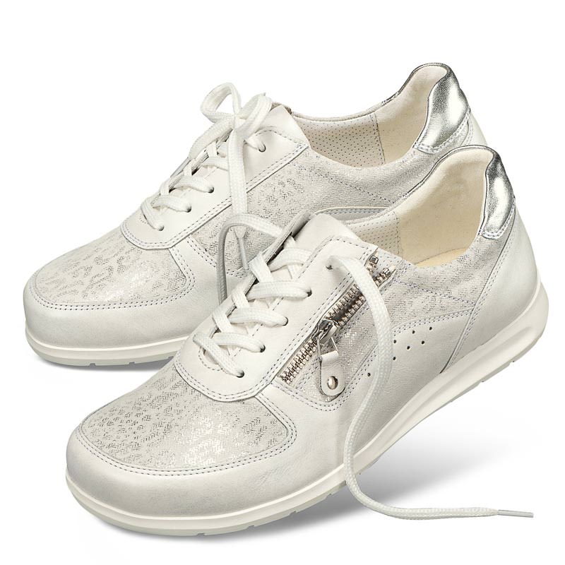 Chaussures de confort Helvesko : modle Aleda, gris clair