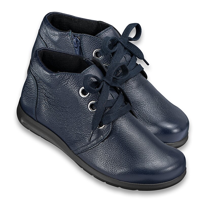 Chaussures de confort Helvesko : mod�le Ejana, bleu fonc�