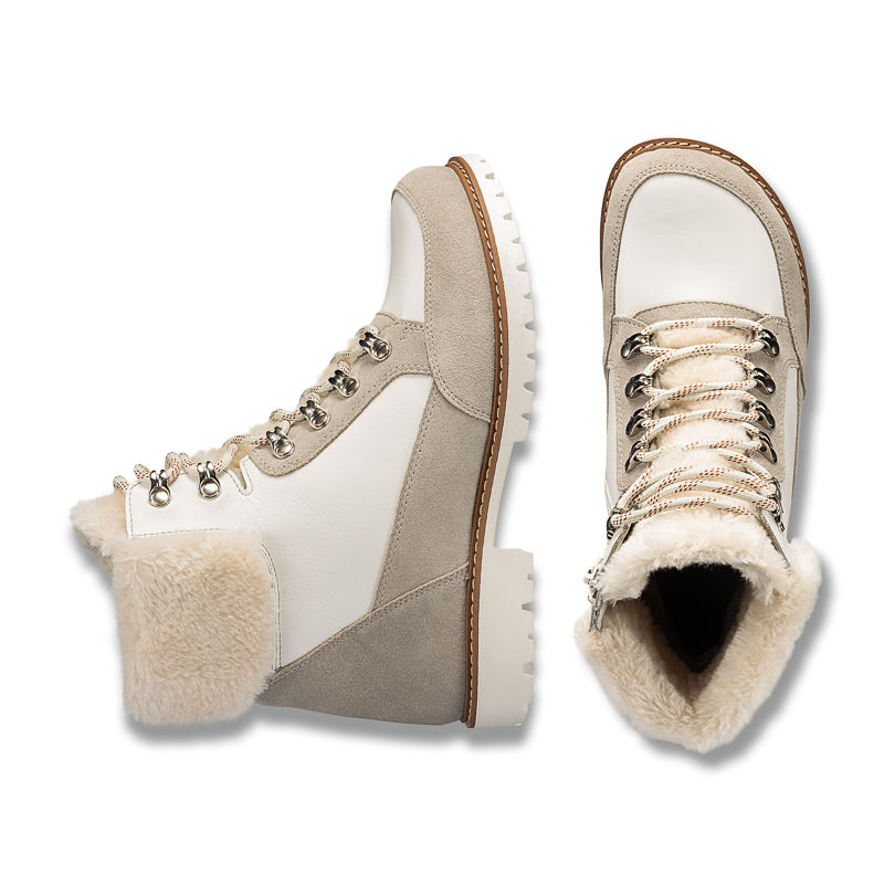 Chaussures de confort Helvesko : modle Cortina, gris/blanc Image 2