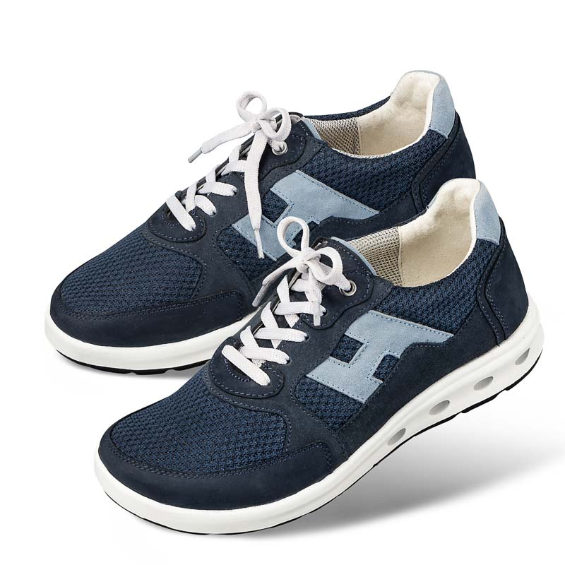 Chaussures de confort Helvesko : modle Ascona, bleu fonc
