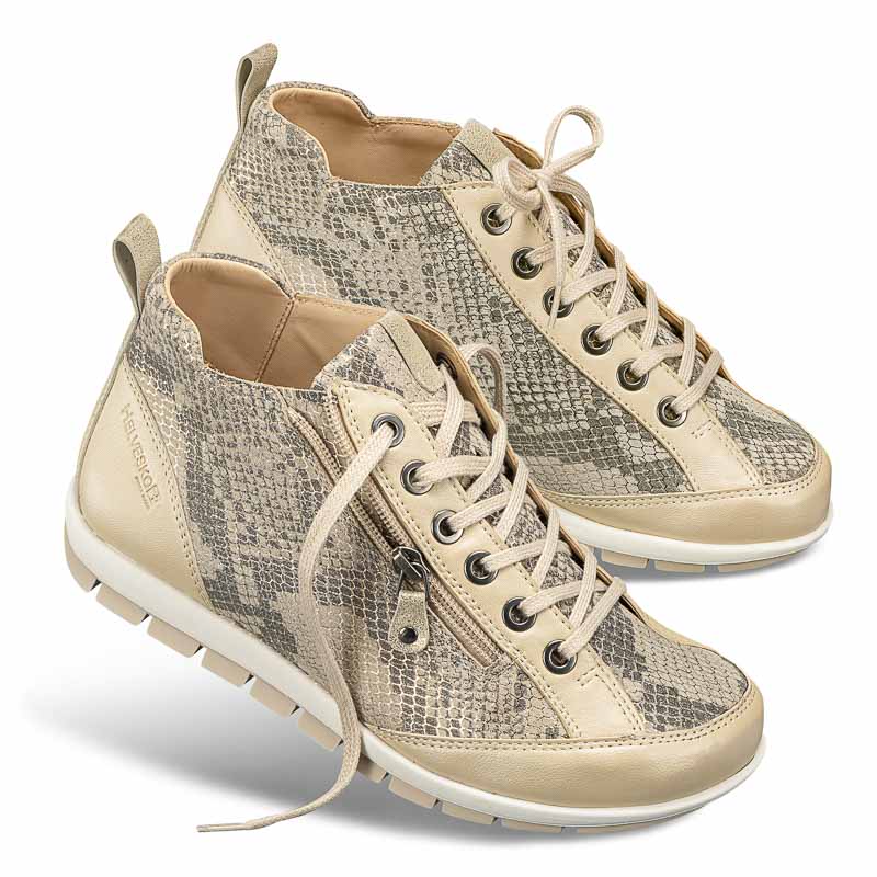 Chaussures de confort Helvesko : modle Morena, beige