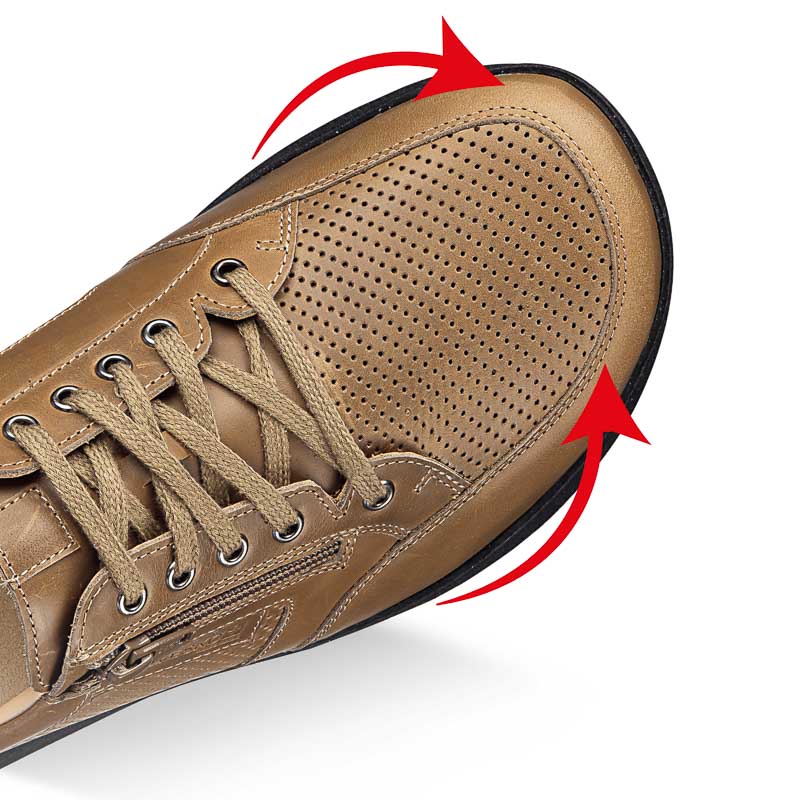 Chaussures de confort Helvesko : modle Glen, beige Image 3