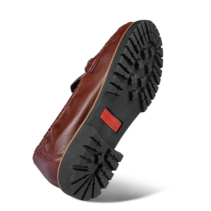 Chaussures de confort Helvesko : mod�le Aria, marron Image 4
