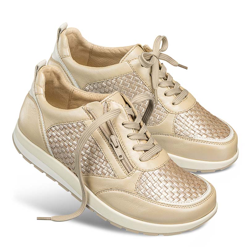 Chaussures de confort Helvesko : modle Valea, beige