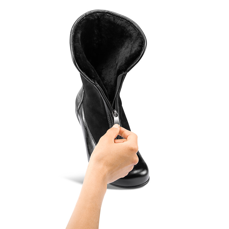 Chaussures de confort Helvesko : modle Ula, noir Image 4