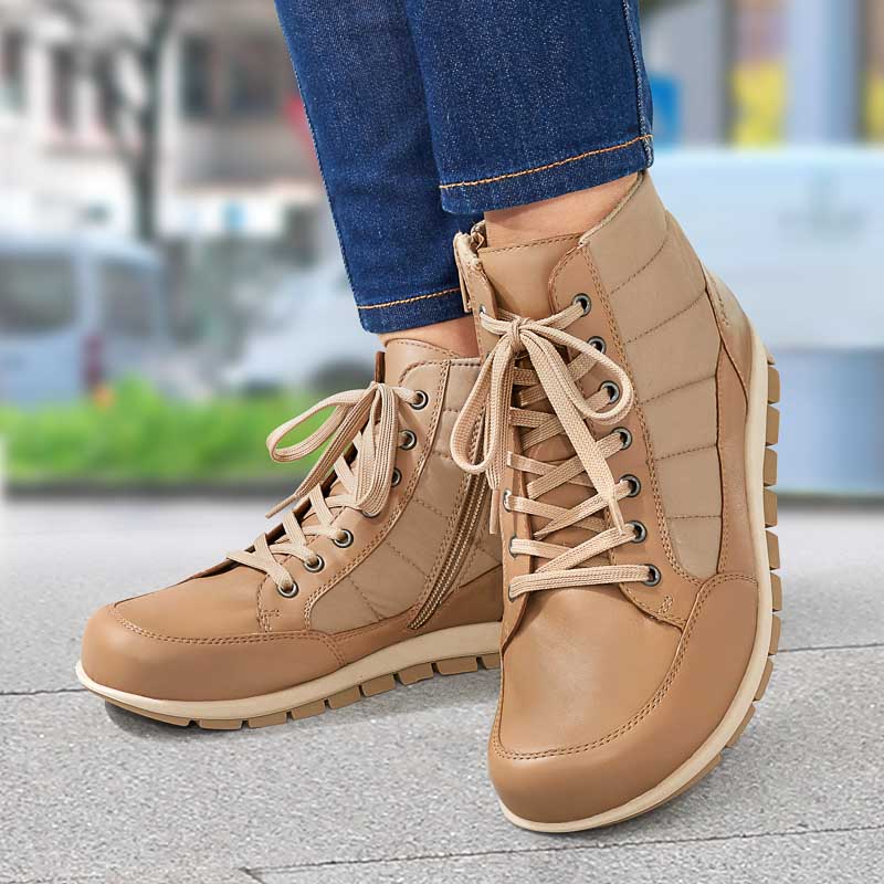 Chaussures de confort Helvesko : modle Smilla, beige Image 4