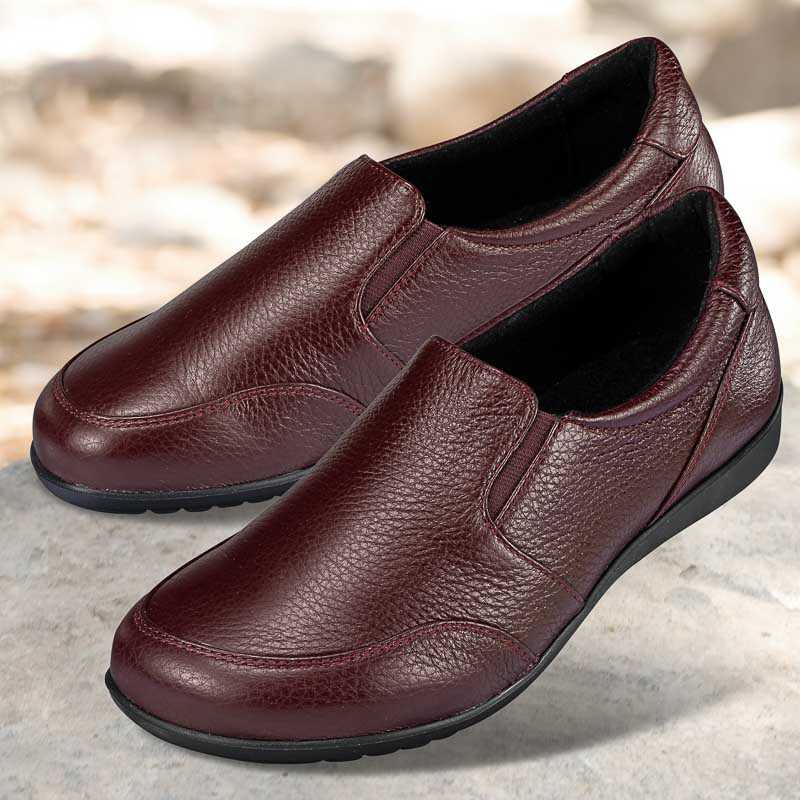 Chaussures de confort Helvesko : modle Iva, bordeaux