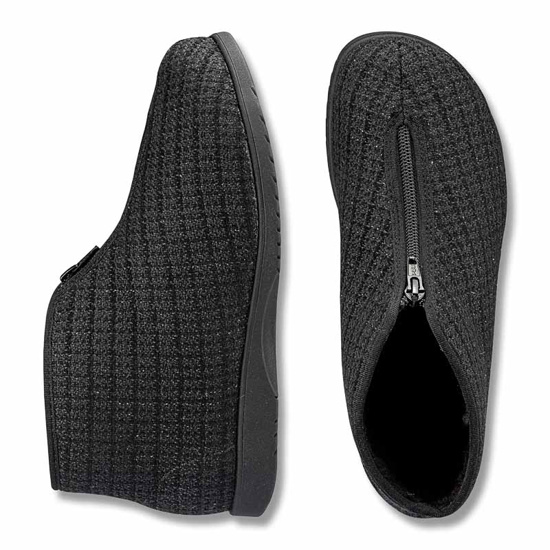 Chaussures de confort Helvesko : modle Home, noir Image 2