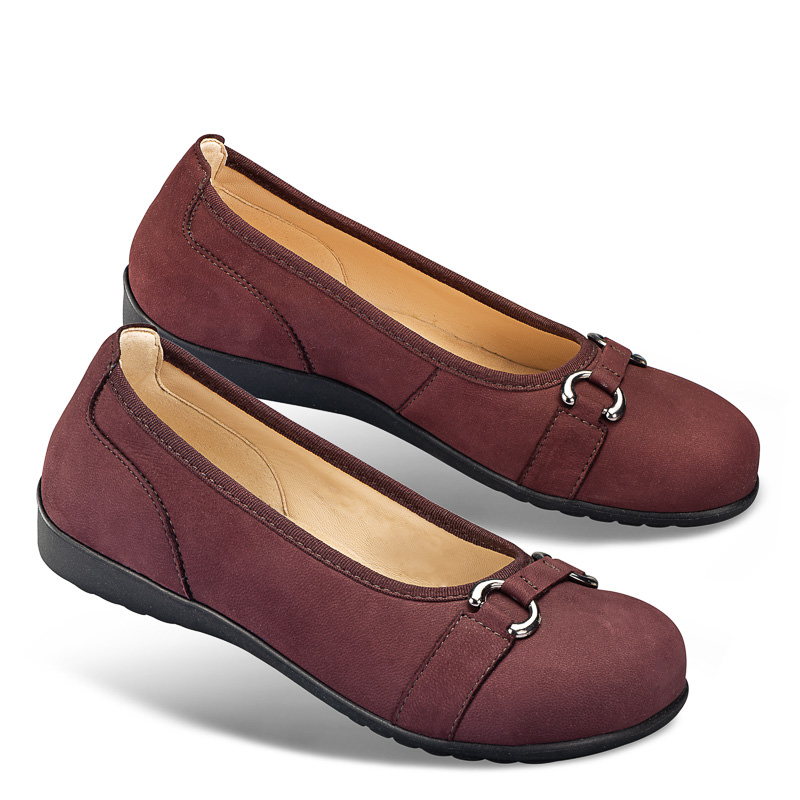 Chaussures de confort Helvesko : mod�le Cami, bordeaux