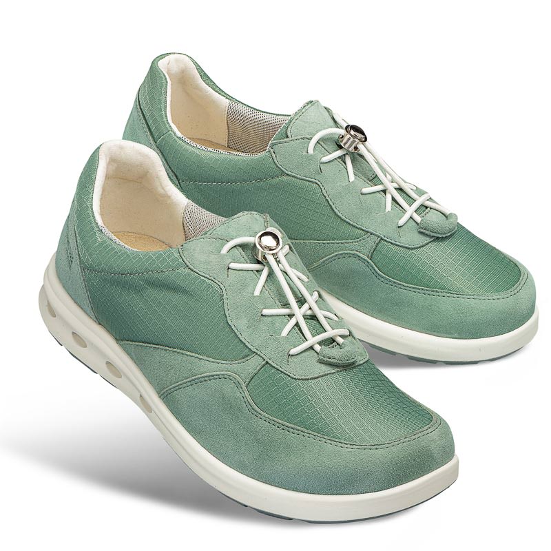 Chaussures de confort Helvesko : modle Hana, vert clair
