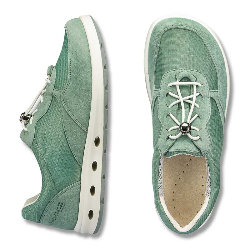 Chaussures de confort Helvesko : modle Hana, vert clair Image 2