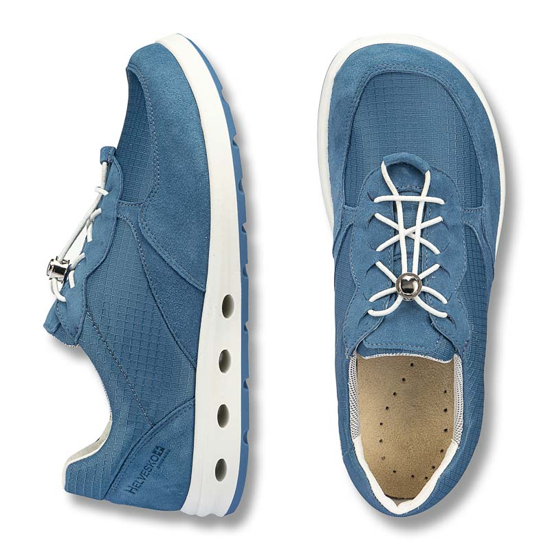 Chaussures de confort Helvesko : modle Hana, bleu Image 2