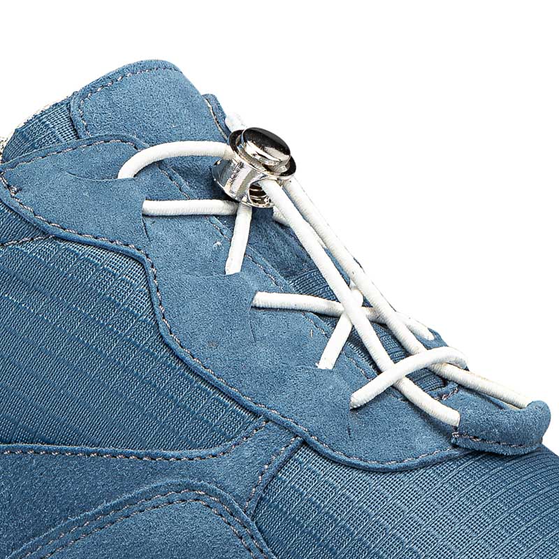 Chaussures de confort Helvesko : modle Hana, bleu Image 4